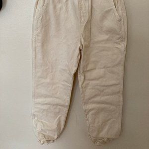 Detailed Zara Off-White Jeans